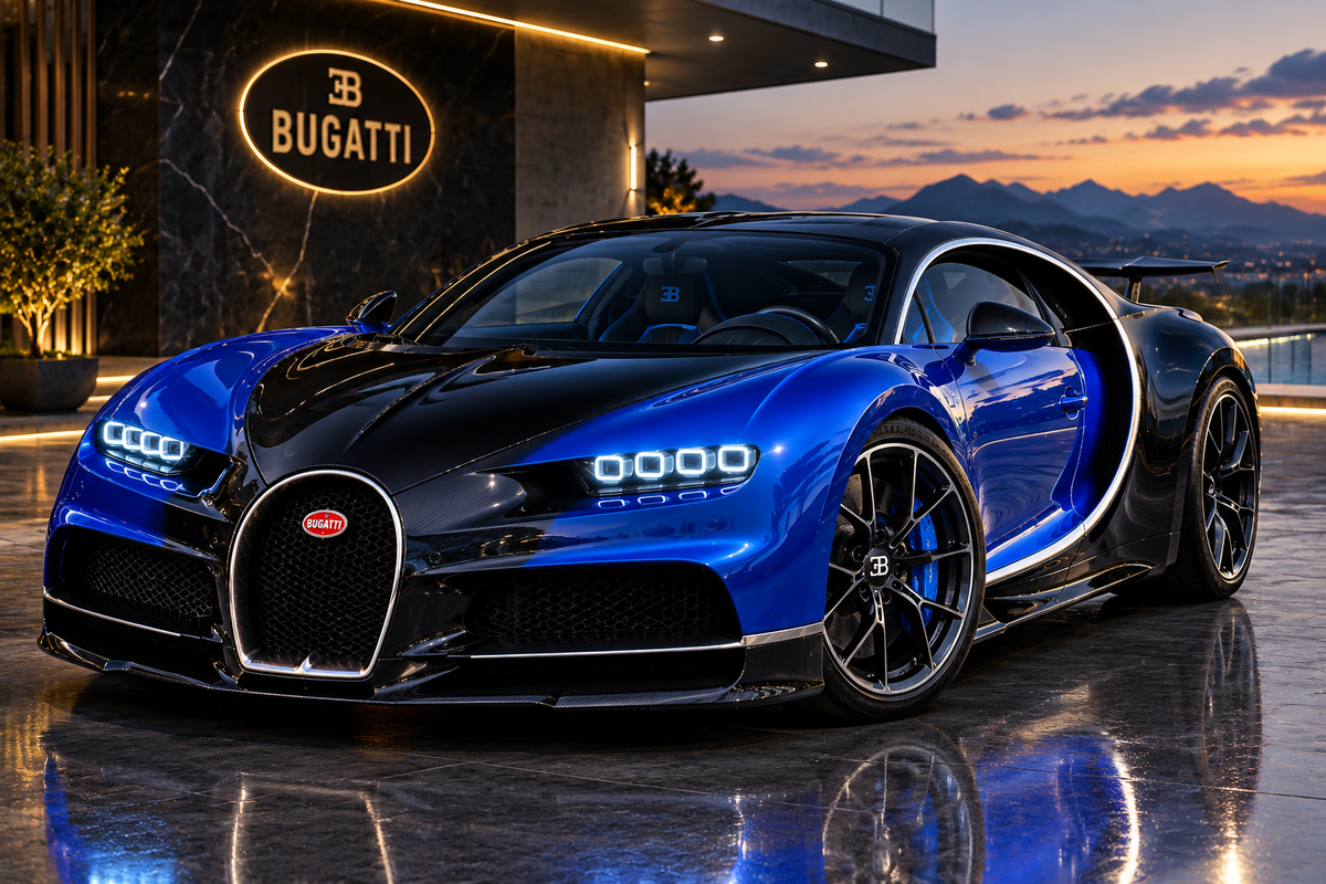 Luxury Bugatti 3D Digital Artwork | Hypercar Wall Art | High Resolution Car Digital Download | Printable Automotive Decor