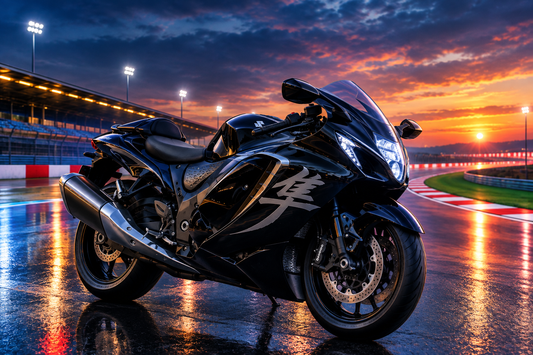 3D Hayabusa Superbike Racing Track Artwork