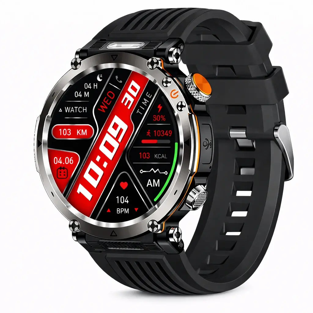 TitanCore X1 Pro – Ultra-Rugged GPS Smartwatch for Extreme Adventures