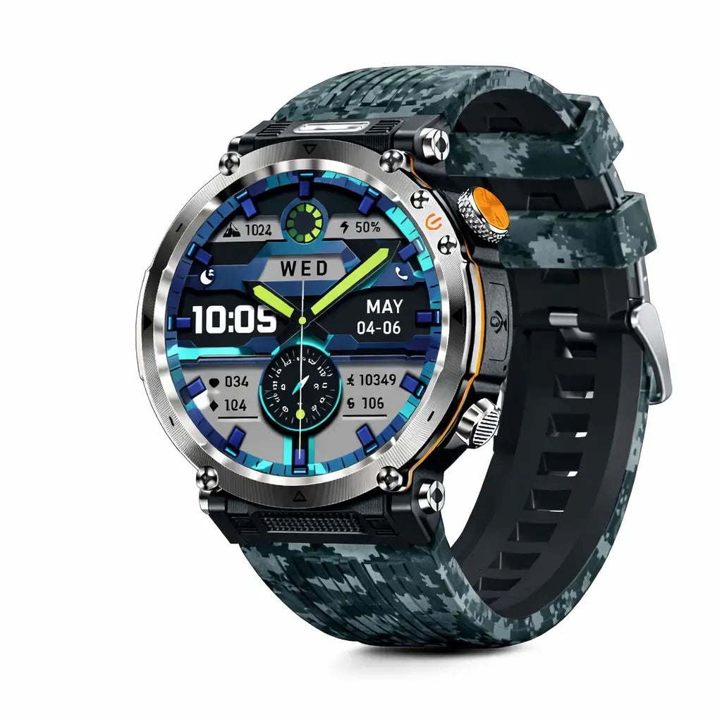 TitanCore X1 Pro – Ultra-Rugged GPS Smartwatch for Extreme Adventures