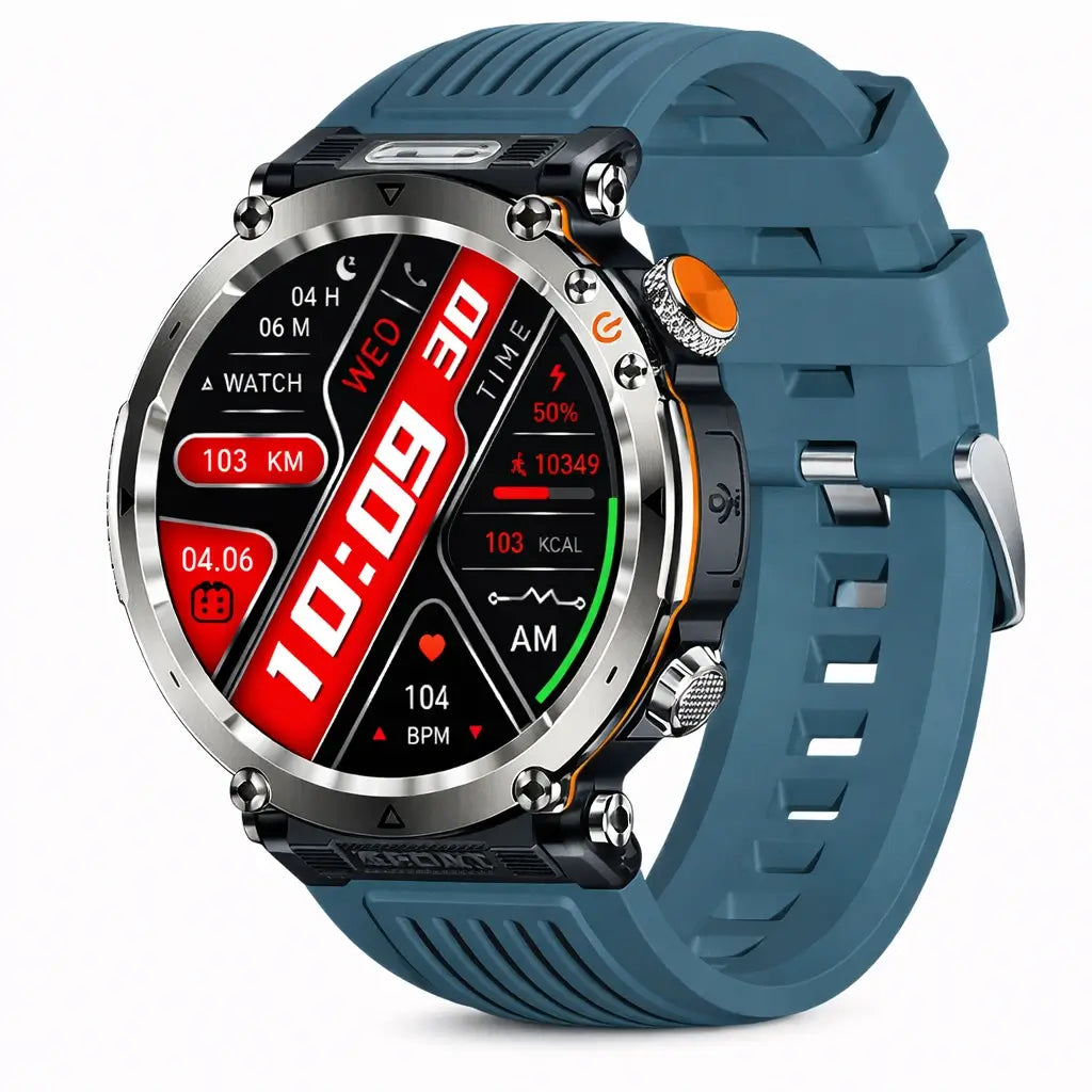 TitanCore X1 Pro – Ultra-Rugged GPS Smartwatch for Extreme Adventures